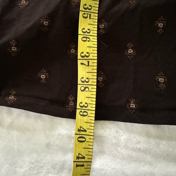 GARNET HILL Dress Womens Large Black Jersey Knit Geometric Casual Travel Fall - Picture 11 of 13